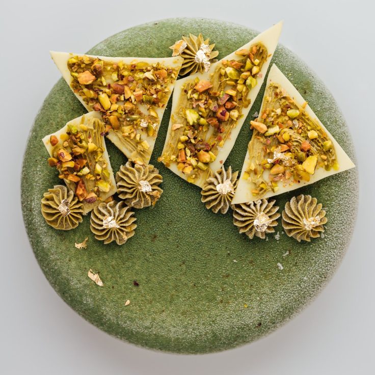 Francia pisztácia torta